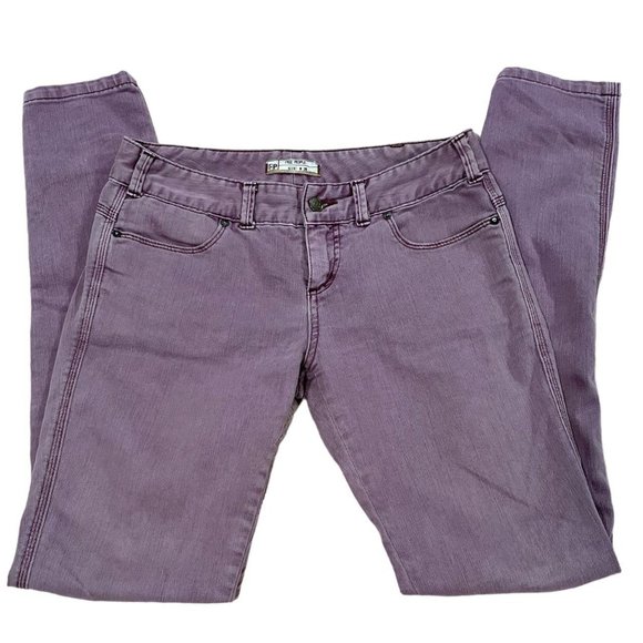 Free People Denim - Free People Light Purple Skinny Jeans